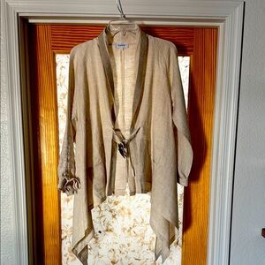 Linen jacket for summer.